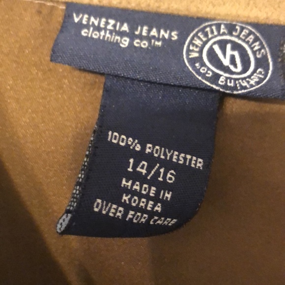 Lane Bryant Venezia tan suede shirt, size 14/16. - Picture 2 of 7